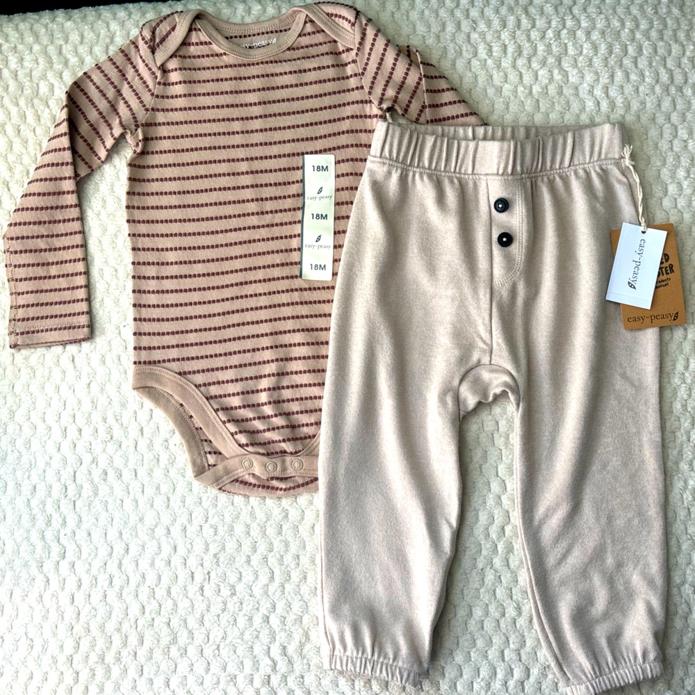 NWT Easy Peasy Baby/Toddler Outfit 18 months